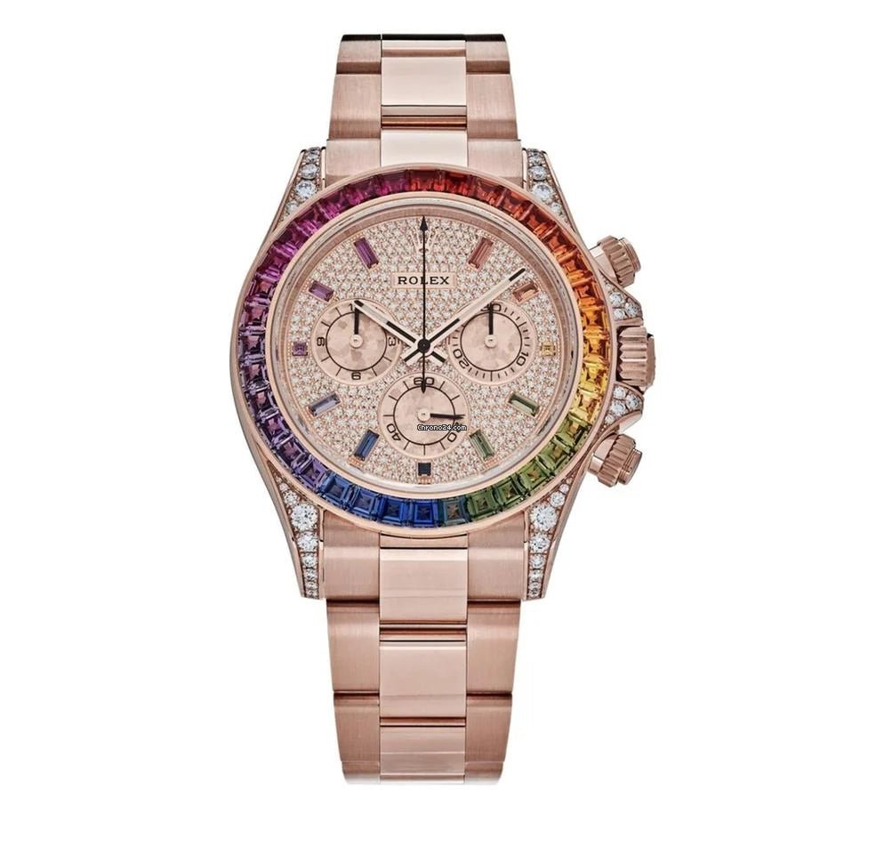 Rainbow diamond rolex sale