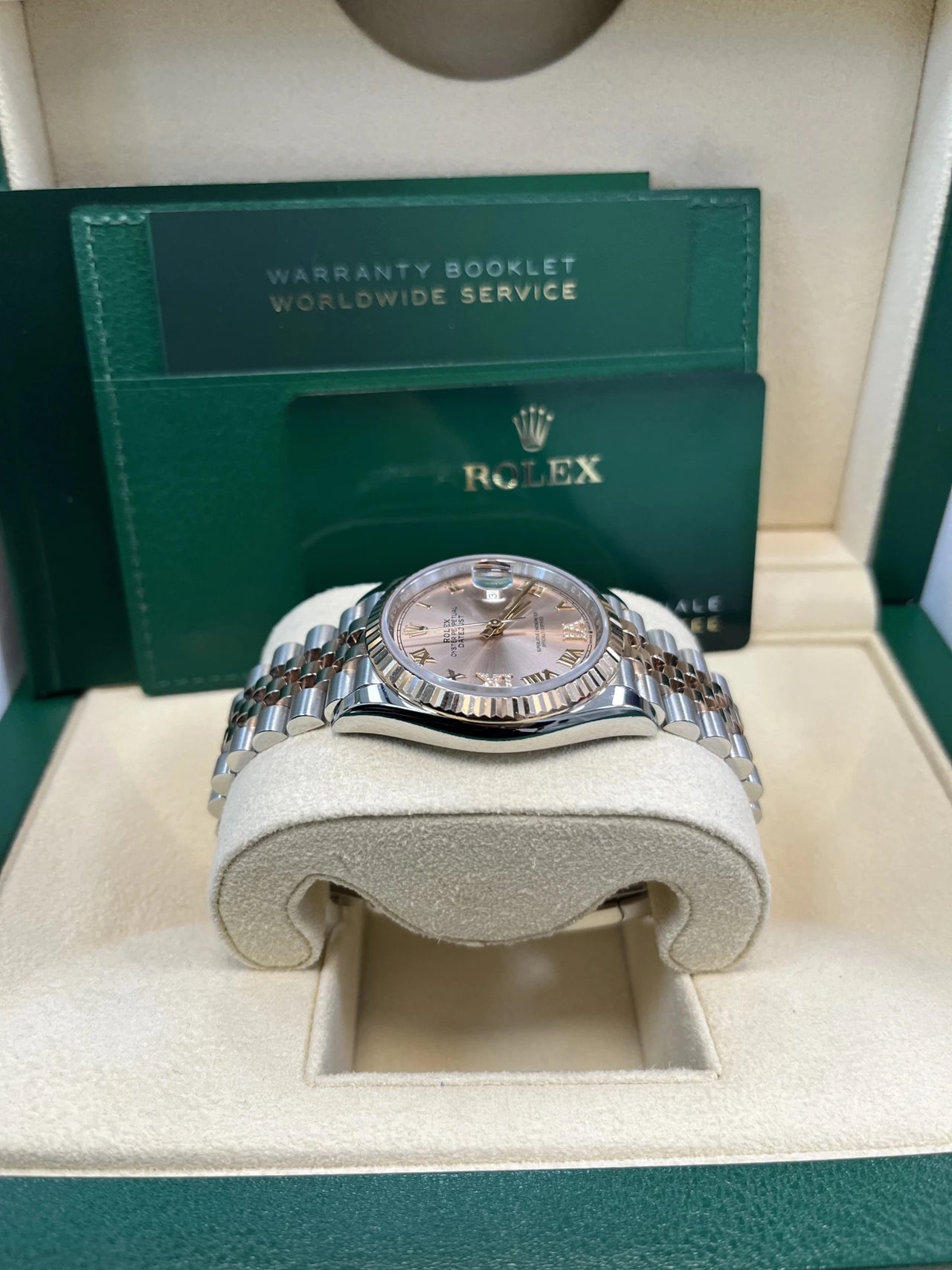 Rolex DateJust 36 Oyster Bracelet 36 mm Oystersteel and Everose gold (Ref 126231) - WatchesOff5thWatch