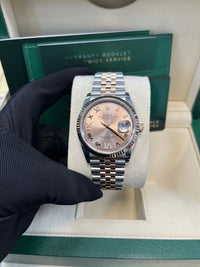 Thumbnail for Rolex DateJust 36 Oyster Bracelet 36 mm Oystersteel and Everose gold (Ref 126231) - WatchesOff5thWatch