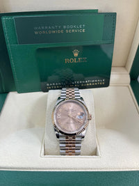 Thumbnail for Rolex DateJust 36 Oyster Bracelet 36 mm Oystersteel and Everose gold (Ref 126231) - WatchesOff5thWatch