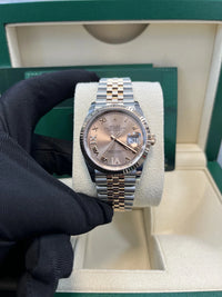 Thumbnail for Rolex DateJust 36 Oyster Bracelet 36 mm Oystersteel and Everose gold (Ref 126231) - WatchesOff5thWatch
