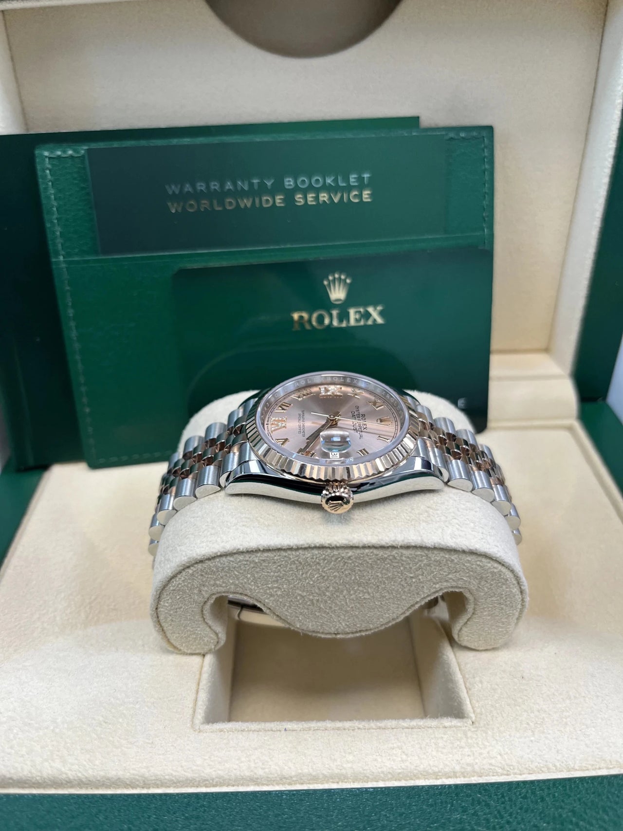 Rolex DateJust 36 Oyster Bracelet 36 mm Oystersteel and Everose gold (Ref 126231) - WatchesOff5thWatch