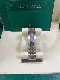 Thumbnail for Rolex Datejust 41 Blue Motif Dial Smooth Bezel Jubilee Bracelet 126300 - WatchesOff5th