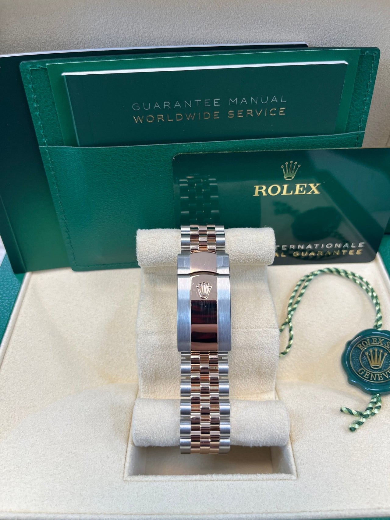 Rolex Datejust 41 Two - Tone Stainless Steel and Rose Gold/ Chocolate Index Dial/ Fluted Bezel/ Jubilee Bracelet (Ref#126331) - WatchesOff5thWatch