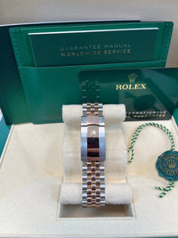 Thumbnail for Rolex Datejust 41 Two - Tone Stainless Steel and Rose Gold/ Chocolate Index Dial/ Fluted Bezel/ Jubilee Bracelet (Ref#126331) - WatchesOff5thWatch