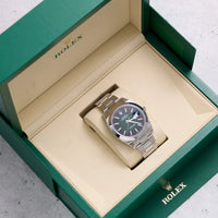 Thumbnail for Rolex Datejust 41mm Oystersteel Green Ombré Dial Smooth Bezel Oyster Bracelet 2026 New Release (Ref 126300) - WatchesOff5thWatch