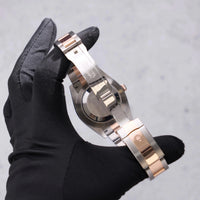 Thumbnail for Rolex Datejust 41mm Steel and Everose Gold Mint Green Dial Fluted Bezel Oyster Bracelet 2026 New Release (Ref# 126331-0021) - WatchesOff5thWatch