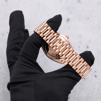 Thumbnail for Rolex Day-Date 36 36mm Everose gold Reference 128235 Olive Dial NEW RELEASE - WatchesOff5thWatch