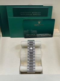 Thumbnail for Rolex Day - Date 40 Platinum White Dial President Day - date 40mm Fluted Bezel 228236 - WatchesOff5thWatch