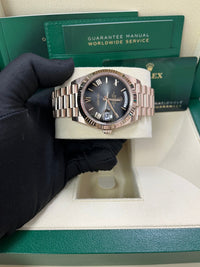 Thumbnail for Rolex Day-Date 40 Slate Ombre Roman Dial 228235 - WatchesOff5thWatch