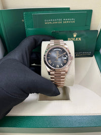 Thumbnail for Rolex Day-Date 40 Slate Ombre Roman Dial 228235 - WatchesOff5thWatch