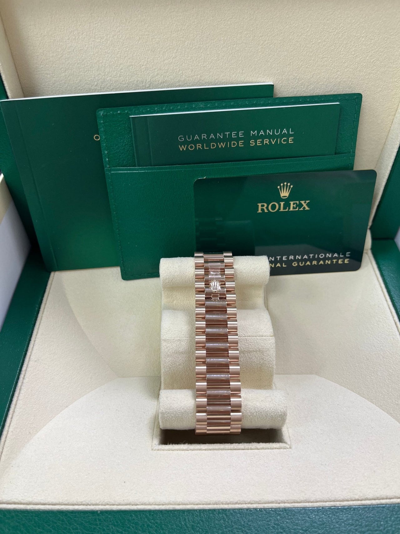 Rolex Day-Date 40 Slate Ombre Roman Dial 228235 - WatchesOff5thWatch