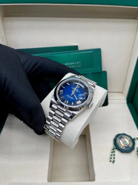 Thumbnail for Rolex Day - Date 40 White Gold Blue Ombré Dial 228239 - WatchesOff5thWatch