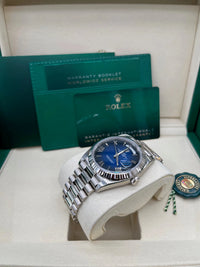 Thumbnail for Rolex Day - Date 40 White Gold Blue Ombré Dial 228239 - WatchesOff5thWatch