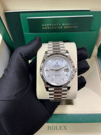 Thumbnail for Rolex Day - Date 40 White Gold Mother of Pearl Diamond Dial 228239 - WatchesOff5th