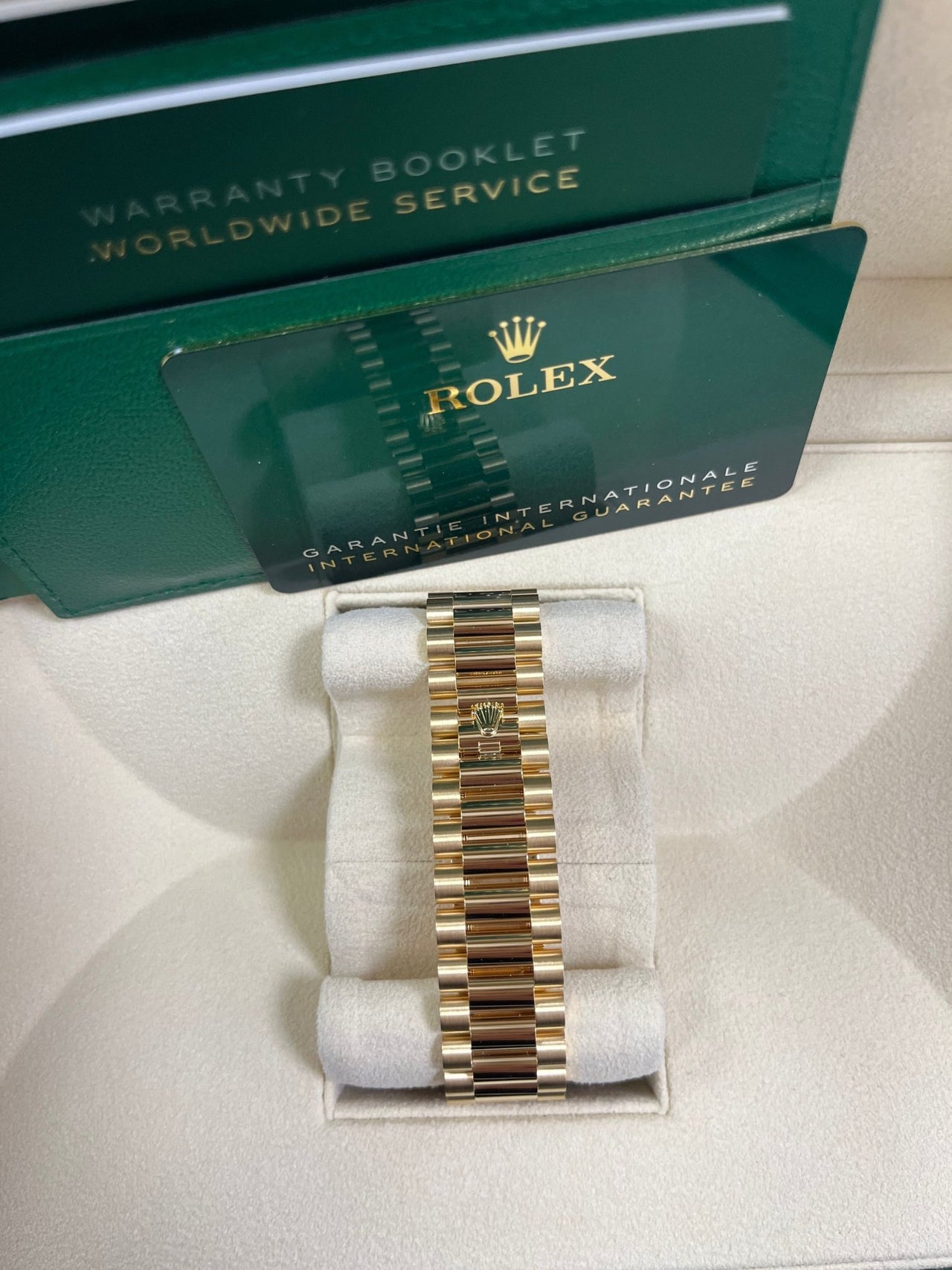 Rolex Day - Date 40mm Ombre Green Roman Dial New Release 228238 - WatchesOff5thWatch