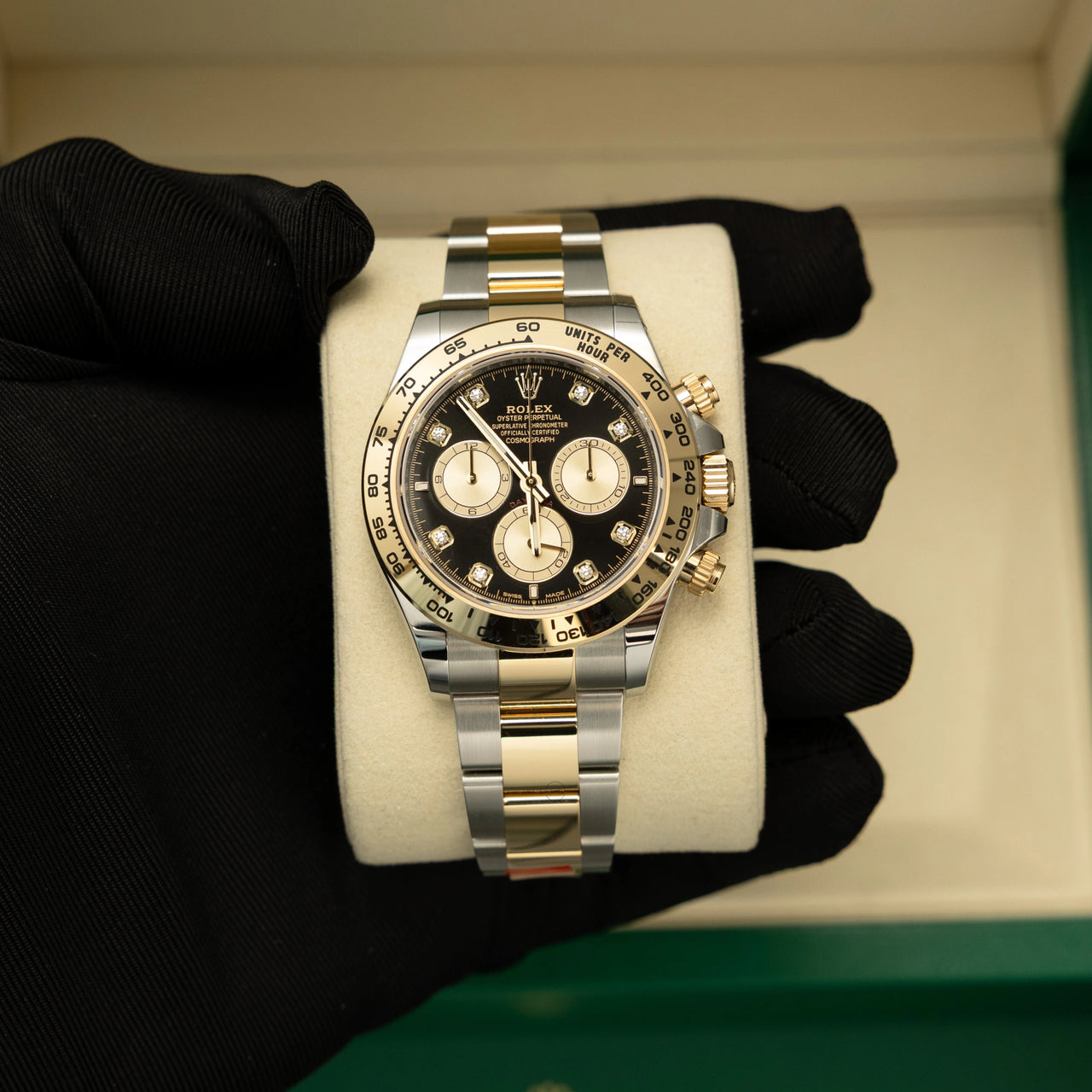 Rolex Daytona 126503 Two - Tone Black Diamond Dial 40mm - WatchesOff5thWristwatch