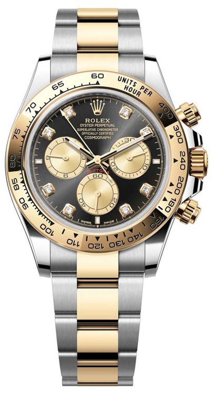 Rolex Daytona 126503 Two - Tone Black Diamond Dial 40mm - WatchesOff5thWristwatch