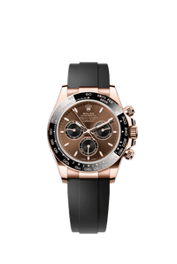Thumbnail for Rolex Daytona 40mm 18K Everose Gold Bright Chocolate and Black Dial Black Cerachrom Bezel Oysterflex Bracelet (Ref 126515LN-0010) - WatchesOff5thWatch