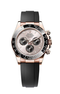 Thumbnail for Rolex Daytona Cosmograph Daytona Black Bezel - Sundust And Black Index Dial - Oysterflex Strap 126515ln - WatchesOff5thWatch