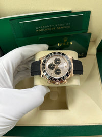 Thumbnail for Rolex Daytona Cosmograph Daytona Black Bezel - Sundust And Black Index Dial - Oysterflex Strap 126515ln - WatchesOff5thWatch