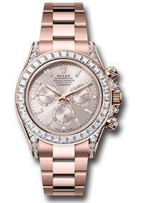 Thumbnail for Rolex Daytona Everose Gold Diamond Lugs Diamond Bezel Sundust Diamond Dial 126595tbr - WatchesOff5thWatch