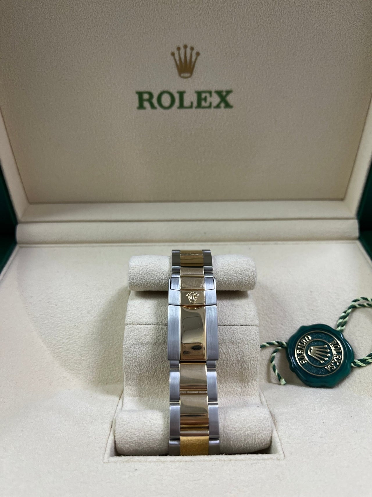 Rolex Daytona Stainless Steel and Yellow Gold White Dial 116523 - WatchesOff5thWatch