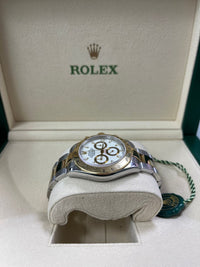 Thumbnail for Rolex Daytona Stainless Steel and Yellow Gold White Dial 116523 - WatchesOff5thWatch