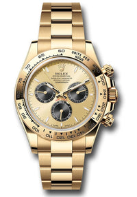 Thumbnail for Rolex Daytona Yellow Gold Golden And Black Index Dial Oyster Bracelet 126508 - WatchesOff5thWatch