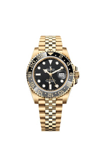 Thumbnail for Rolex GMT - Master II 40mm 18k Yellow Gold Ceramic Bezel Black Dial Jubilee 126718grnr - WatchesOff5thWatch