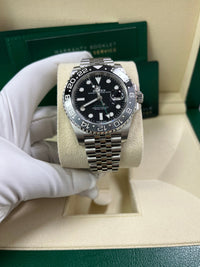 Thumbnail for Rolex GMT - Master II Black Grey Bezel Jubilee Bracelet 126710GRNR - WatchesOff5thWatch