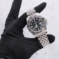 Thumbnail for Rolex GMT-Master II Black Grey Bezel Jubilee Bracelet 126710GRNR - WatchesOff5thWatch