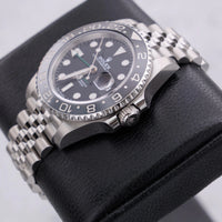 Thumbnail for Rolex GMT-Master II Black Grey Bezel Jubilee Bracelet 126710GRNR - WatchesOff5thWatch