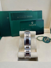 Thumbnail for Rolex GMT - Master II Left - Hand 40mm 18K White Gold Green Ceramic Dial Green Black Cerachrom Bezel Oyster Bracelet (Ref 126729VTNR) - WatchesOff5thWatch