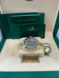Thumbnail for Rolex GMT - Master II New 2025 Release GMT - Master II 126718GRNR Yellow Gold Tiger Iron Dial Jubilee - WatchesOff5th