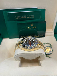 Thumbnail for Rolex GMT - Master II New 2025 Release GMT - Master II 126718GRNR Yellow Gold Tiger Iron Dial Jubilee - WatchesOff5th