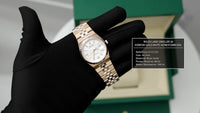 Thumbnail for Rolex Land-Dweller 36 Everose Gold White Honeycomb Dial Ref. 127235