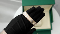 Thumbnail for Rolex Land - Dweller 36 Everose Gold White Honeycomb Dial Ref. 127235 - WatchesOff5thWristwatch