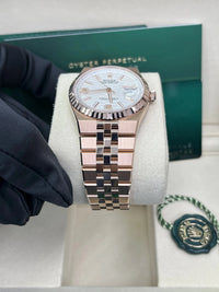 Thumbnail for Rolex Land - Dweller 36 Everose Gold White Honeycomb Dial Ref. 127235 - WatchesOff5thWristwatch
