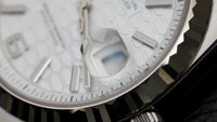 Thumbnail for Rolex Land - Dweller 36 Steel White Rolesor Honeycomb Dial Ref. 127234 - WatchesOff5thWristwatch