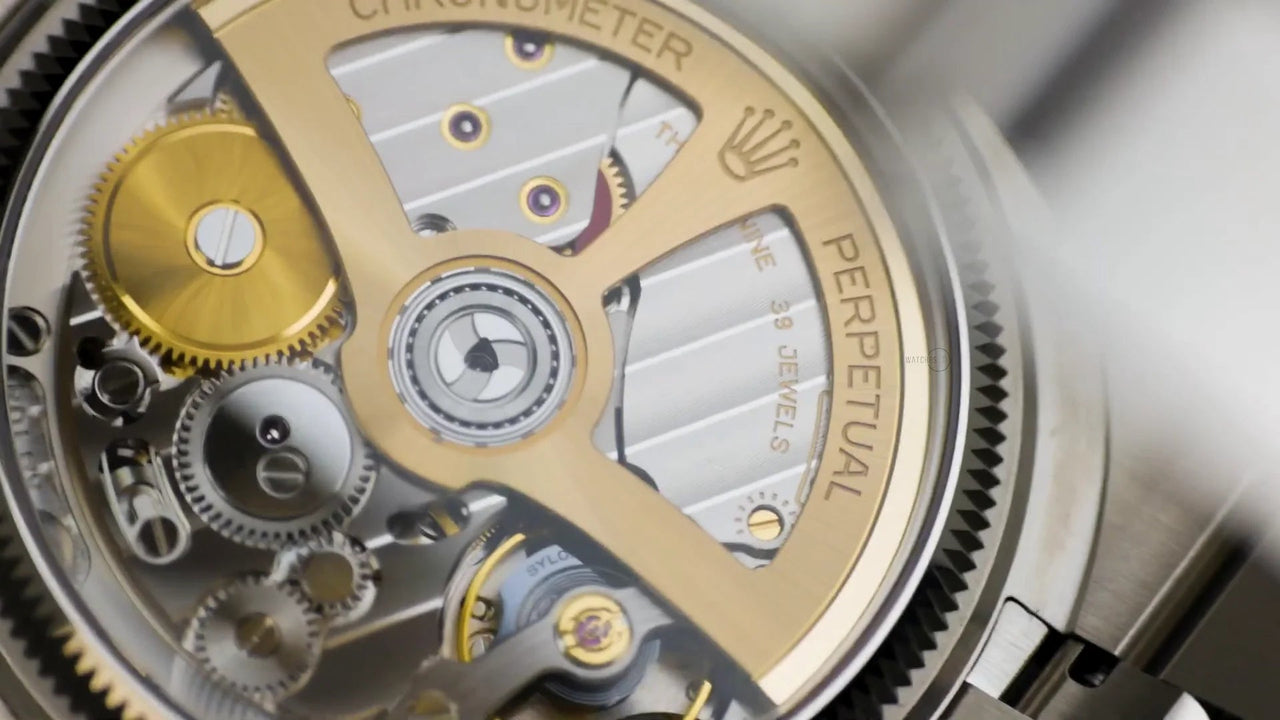 Rolex Land - Dweller 36 Steel White Rolesor Honeycomb Dial Ref. 127234 - WatchesOff5thWristwatch