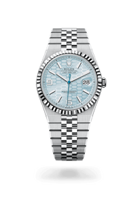 Thumbnail for Rolex Land - Dweller 40 | Ice Blue Honeycomb Dial (Ref 127336) - WatchesOff5thWristwatch