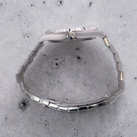 Thumbnail for Rolex Land-Dweller 40mm Platinum Ice Blue Honeycomb Dial Fluted Bezel Flat Jubilee Bracelet (Ref 127336) - WatchesOff5thWristwatch