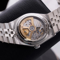Thumbnail for Rolex Land-Dweller 40mm Platinum Ice Blue Honeycomb Dial Fluted Bezel Flat Jubilee Bracelet (Ref 127336) - WatchesOff5thWristwatch