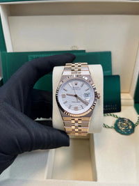 Thumbnail for Rolex Land - Dweller New 2025 Release 127335 Rose Gold Land Dweller 40mm White Dial 127335 - WatchesOff5thWatch