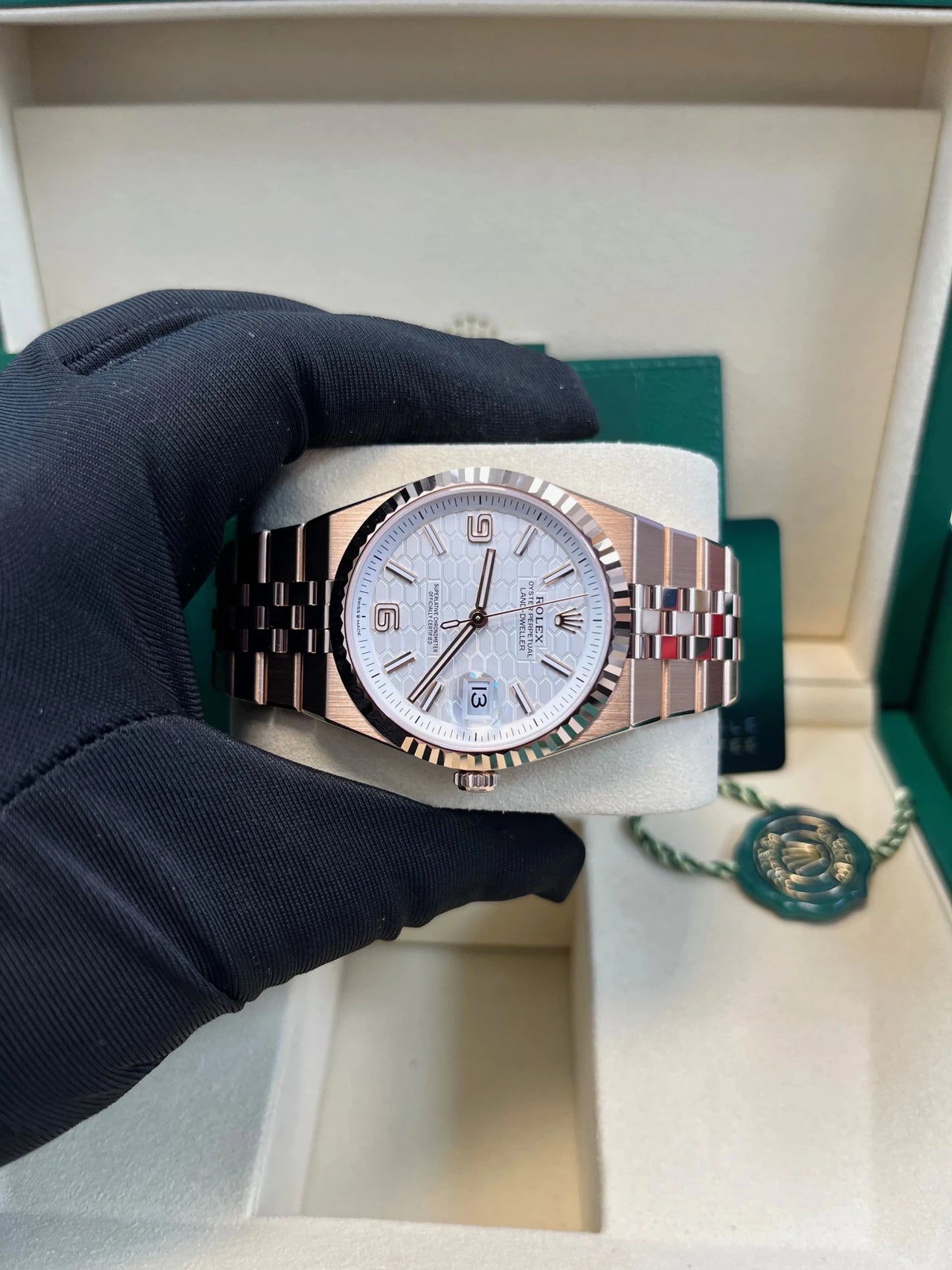 Rolex Land - Dweller New 2025 Release 127335 Rose Gold Land Dweller 40mm White Dial 127335 - WatchesOff5thWatch