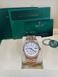 Thumbnail for Rolex Land - Dweller New 2025 Release 127335 Rose Gold Land Dweller 40mm White Dial 127335 - WatchesOff5thWatch