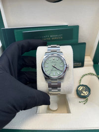 Thumbnail for Rolex New 2025 Release Oyster Perpetual 31mm Stainless Steel Pistachio Dial 277200 - WatchesOff5thWatch