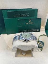Thumbnail for Rolex New 2025 Release Oyster Perpetual 31mm Stainless Steel Pistachio Dial 277200 - WatchesOff5thWatch
