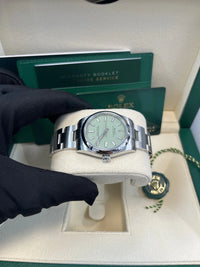Thumbnail for Rolex New 2025 Release Oyster Perpetual 31mm Stainless Steel Pistachio Dial 277200 - WatchesOff5thWatch